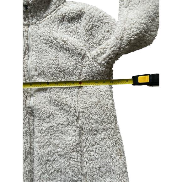 Reebok Womens/Teens Sherpa Full Zip Jacket Hoodie Large Loungewear Baggy - Picture 4 of 8